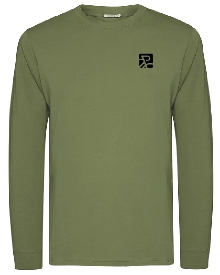 GreenBomb - Bike Square Crisp - Longsleeve Gr XXL oliv