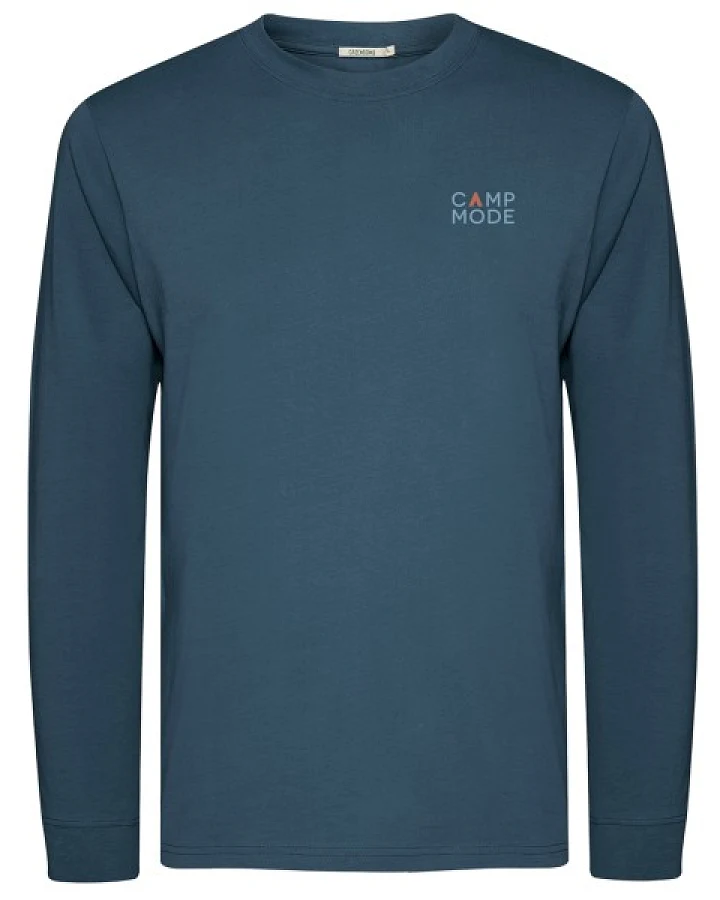 GreenBomb - Camp Mode Crisp - Longsleeve Gr XL blau