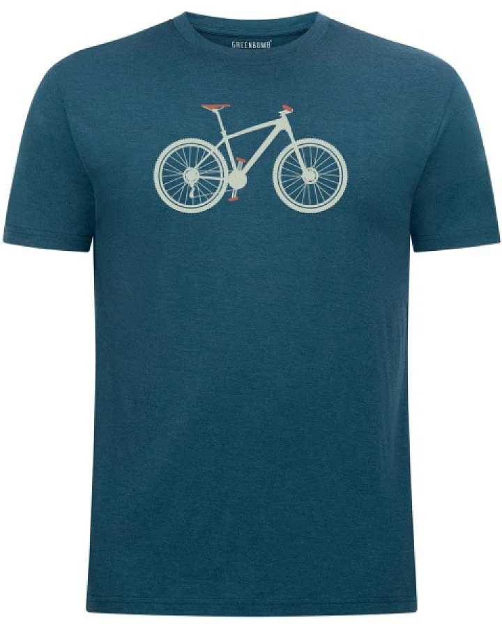 GreenBomb - Mountain Loom - Merinoshirt Gr M blau