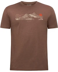 Produktseite: GreenBomb - Mountain Sundown Loom - Merinoshirt Gr S earth wood