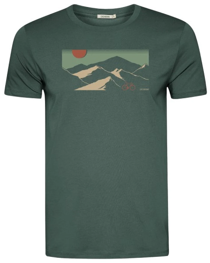 GreenBomb - Mountain Tour Guide - T-Shirt Gr L grün/oliv