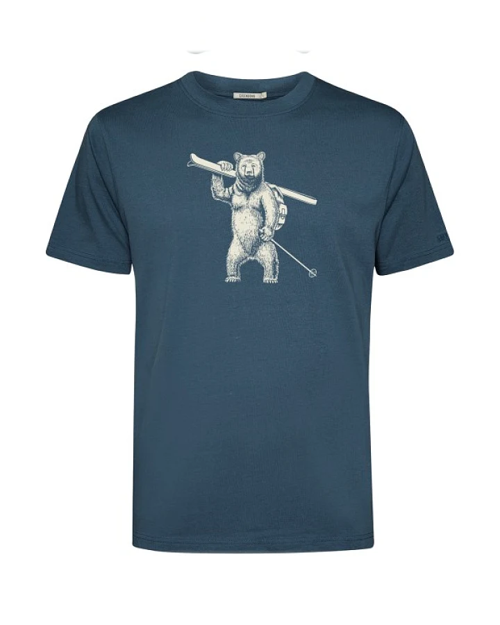 GreenBomb - Ski Bear Fusion - T-Shirt Gr XXL blau