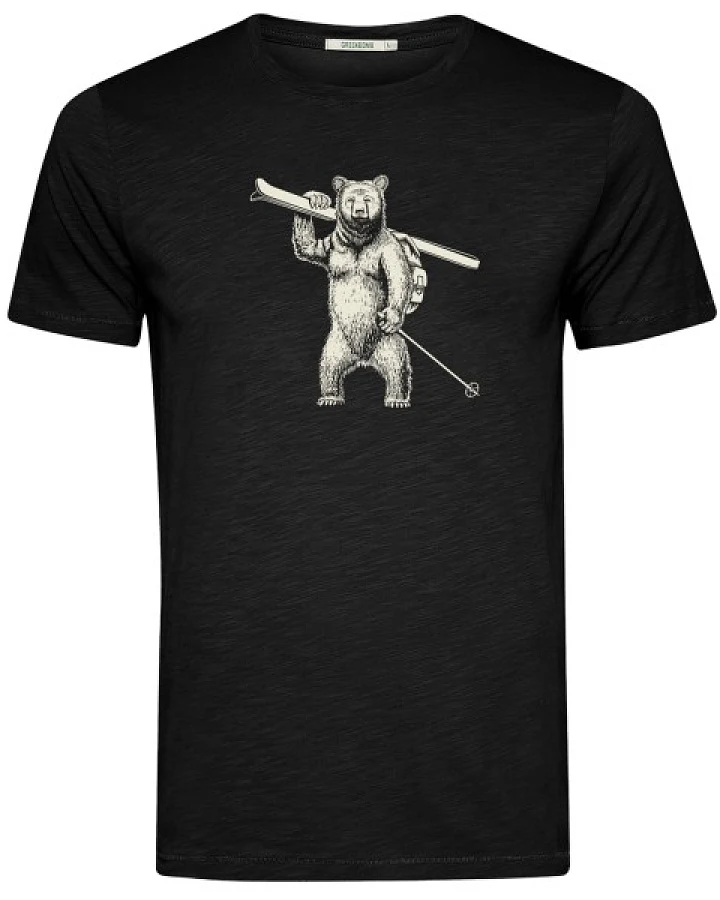 GreenBomb - Ski Bear Spice - T-Shirt Gr L schwarz