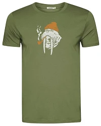 Produktseite: GreenBomb - Smokey Walrus Guide - T-Shirt Gr S oliv