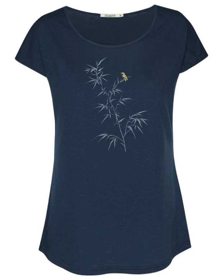 GreenBomb - Women's Dickybird Cool T-Shirt - T-Shirt Gr XS blau