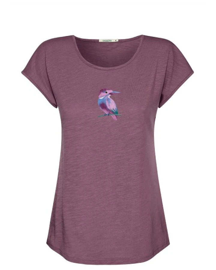 GreenBomb - Bird Look Cool - T-Shirt Gr M lila