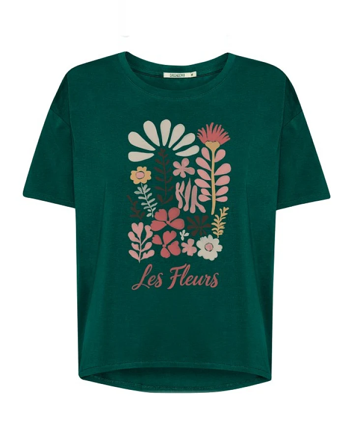 GreenBomb - Les Fleurs Feel - T-Shirt Gr L grün