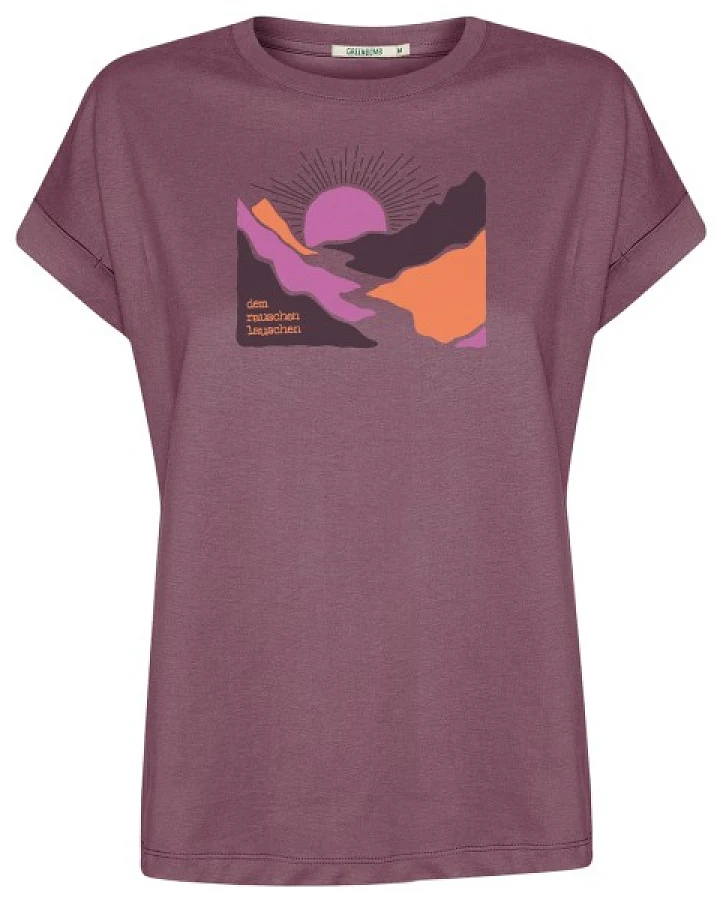 GreenBomb - River Sundown Loony - T-Shirt Gr XS lila