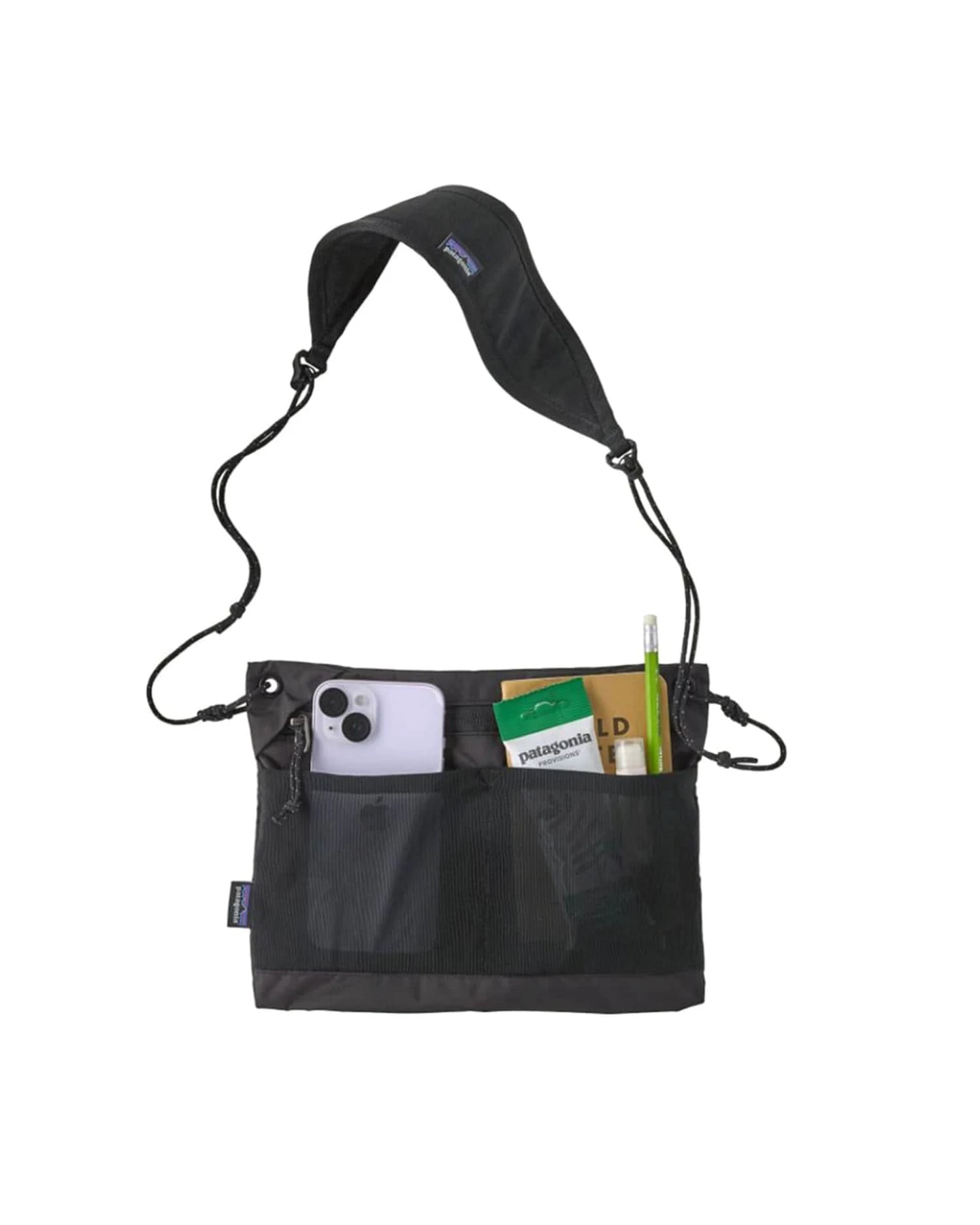 PATAGONIA Umhängetasche TERRAVIA SACOCHE BLACK – Ansicht 3