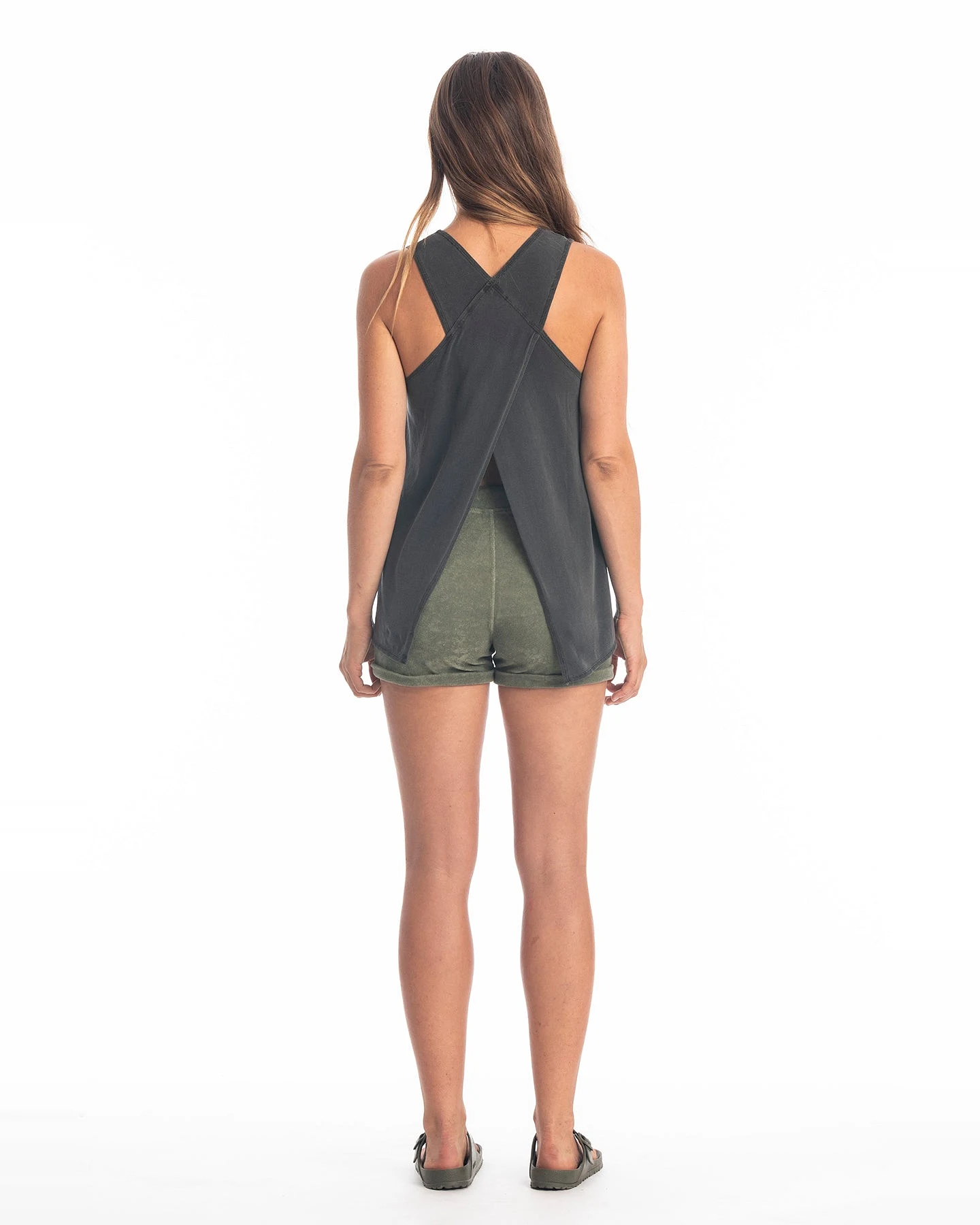 RAVENS VIEW IBIZA Damen vegan Top Easy Anthrazit – Ansicht 2