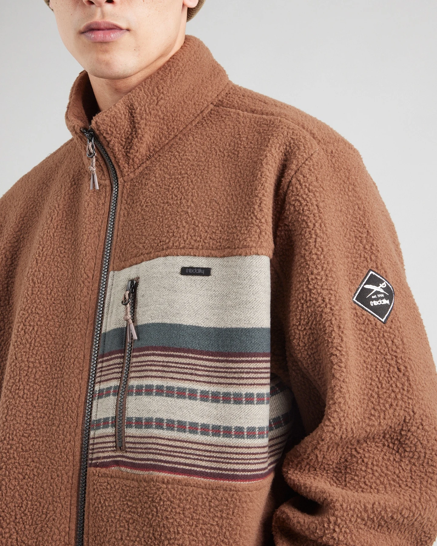 Iriedaily Fleecejacke Wonderer Track – Ansicht 5