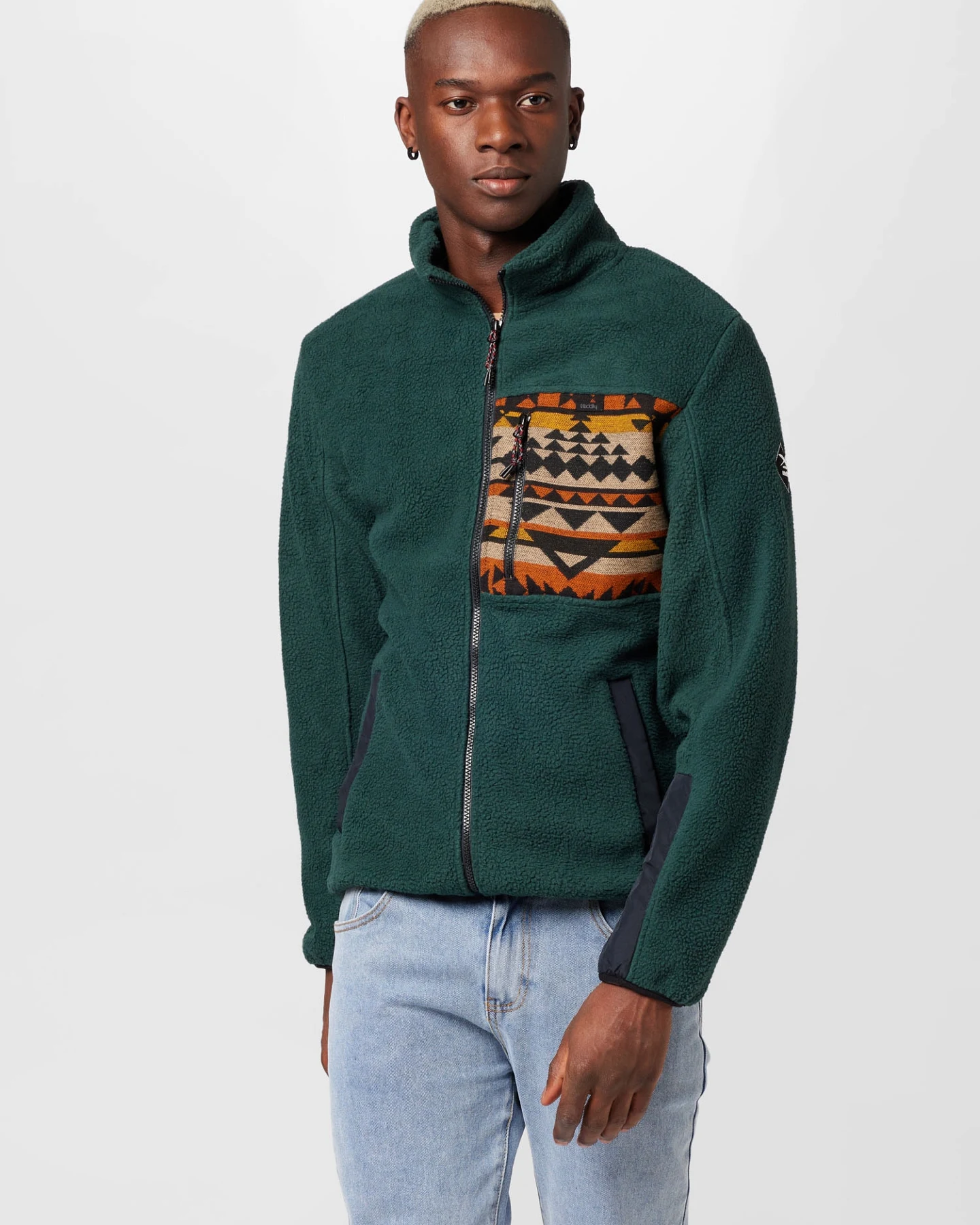 Iriedaily Fleecejacke Wonderer Track – Ansicht 2