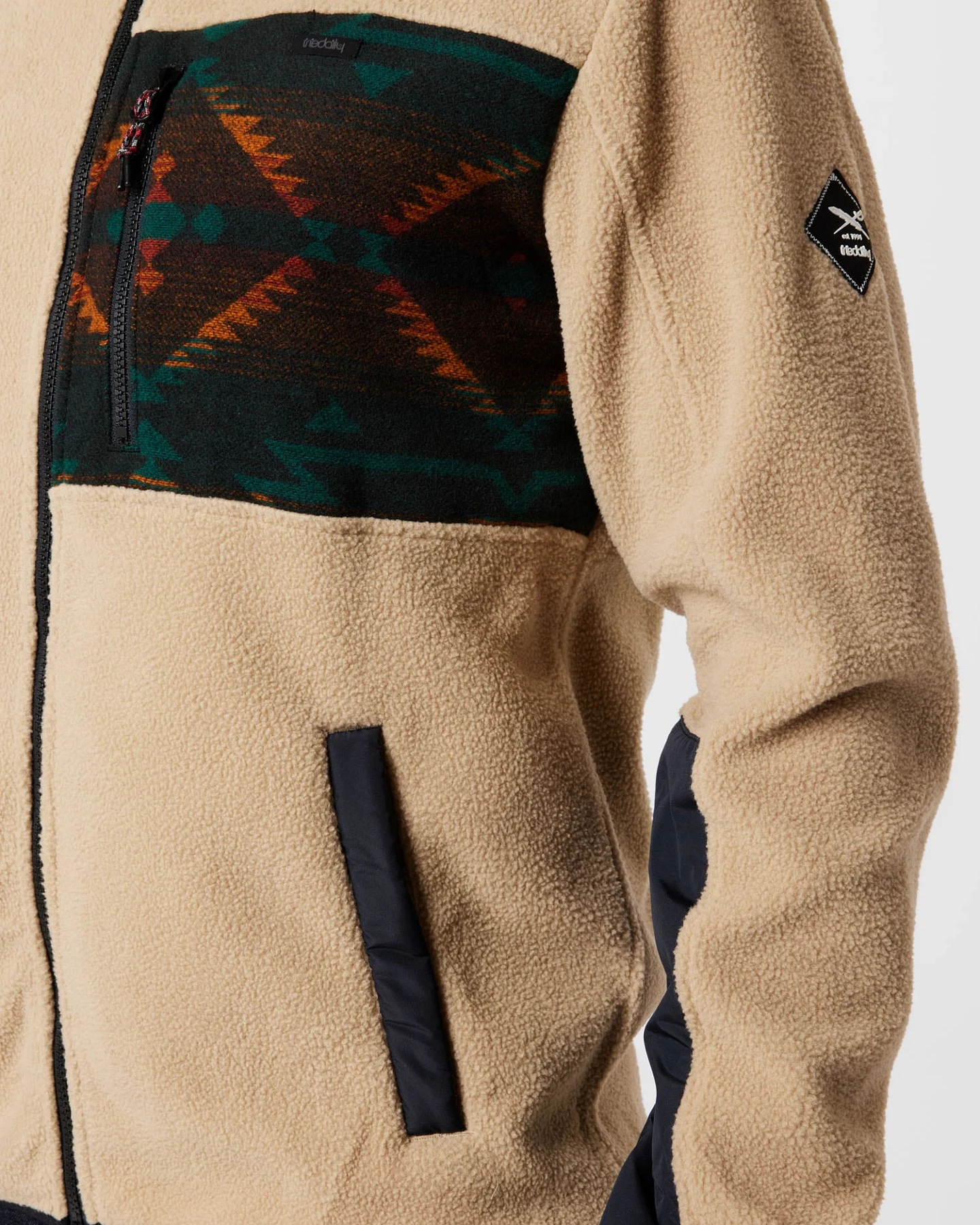 Iriedaily Fleecejacke Wonderer Track – Ansicht 5