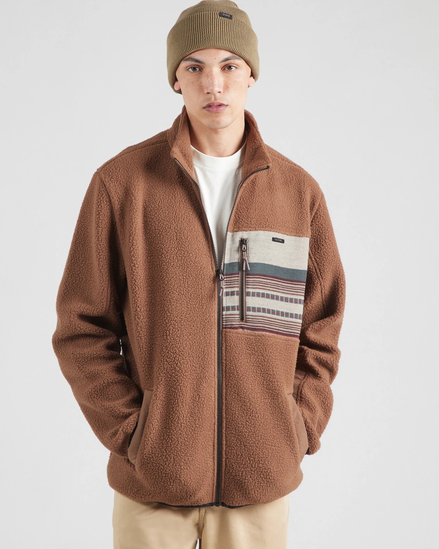 Iriedaily Fleecejacke Wonderer Track – Ansicht 2