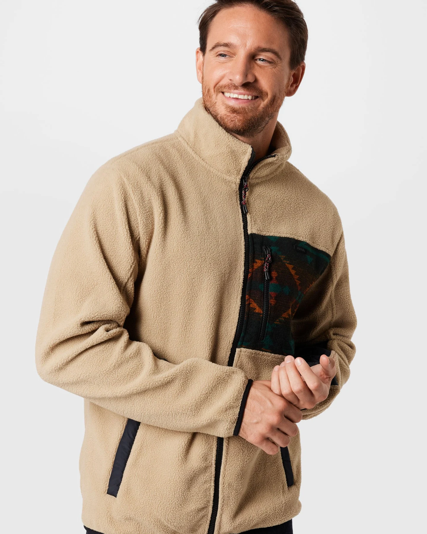 Iriedaily Fleecejacke Wonderer Track – Ansicht 2