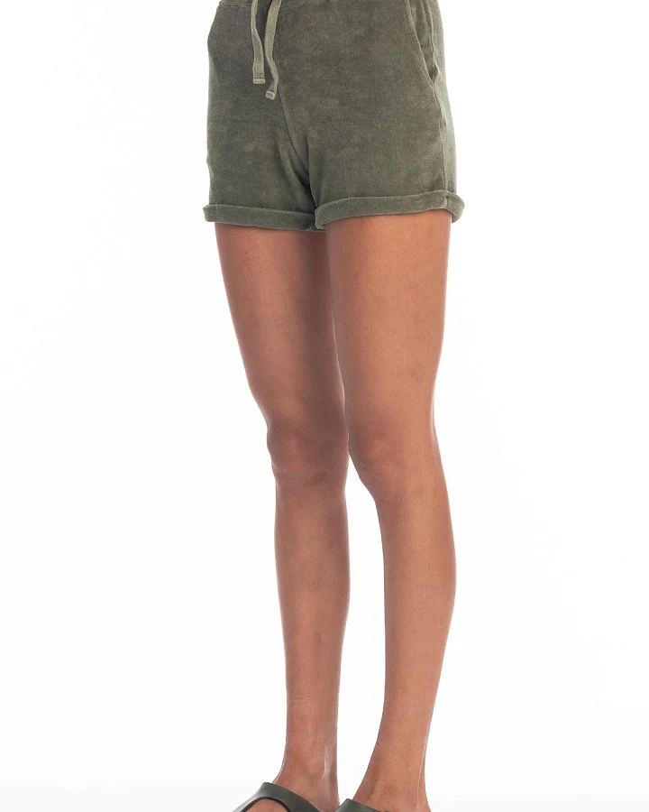 RAVENS VIEW IBIZA Damen vegan Kurze Hosen Terry Saona Khaki