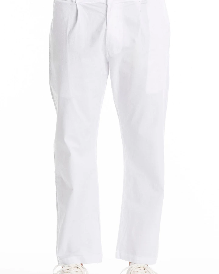 RAVENS VIEW IBIZA Herren vegan Hose Vance White