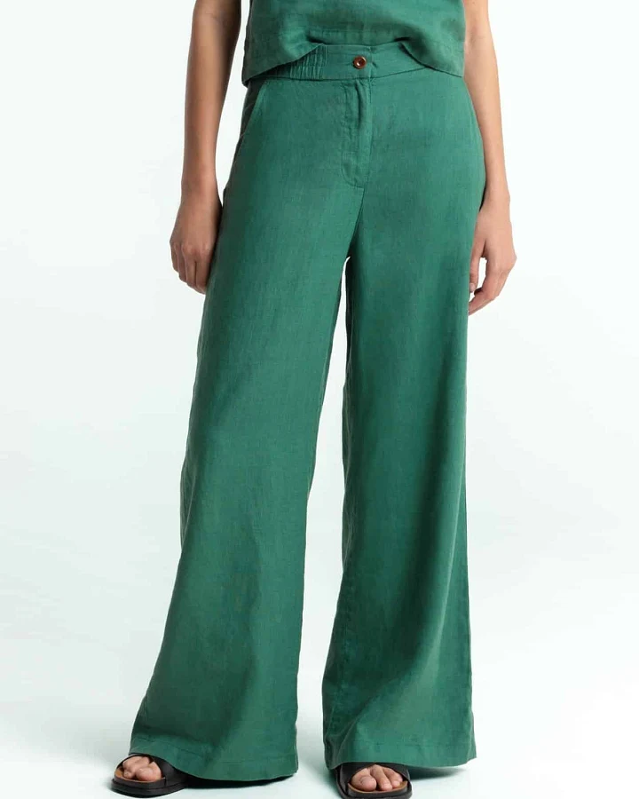 Kings of Indigo Damen vegan Hose Lilian Green