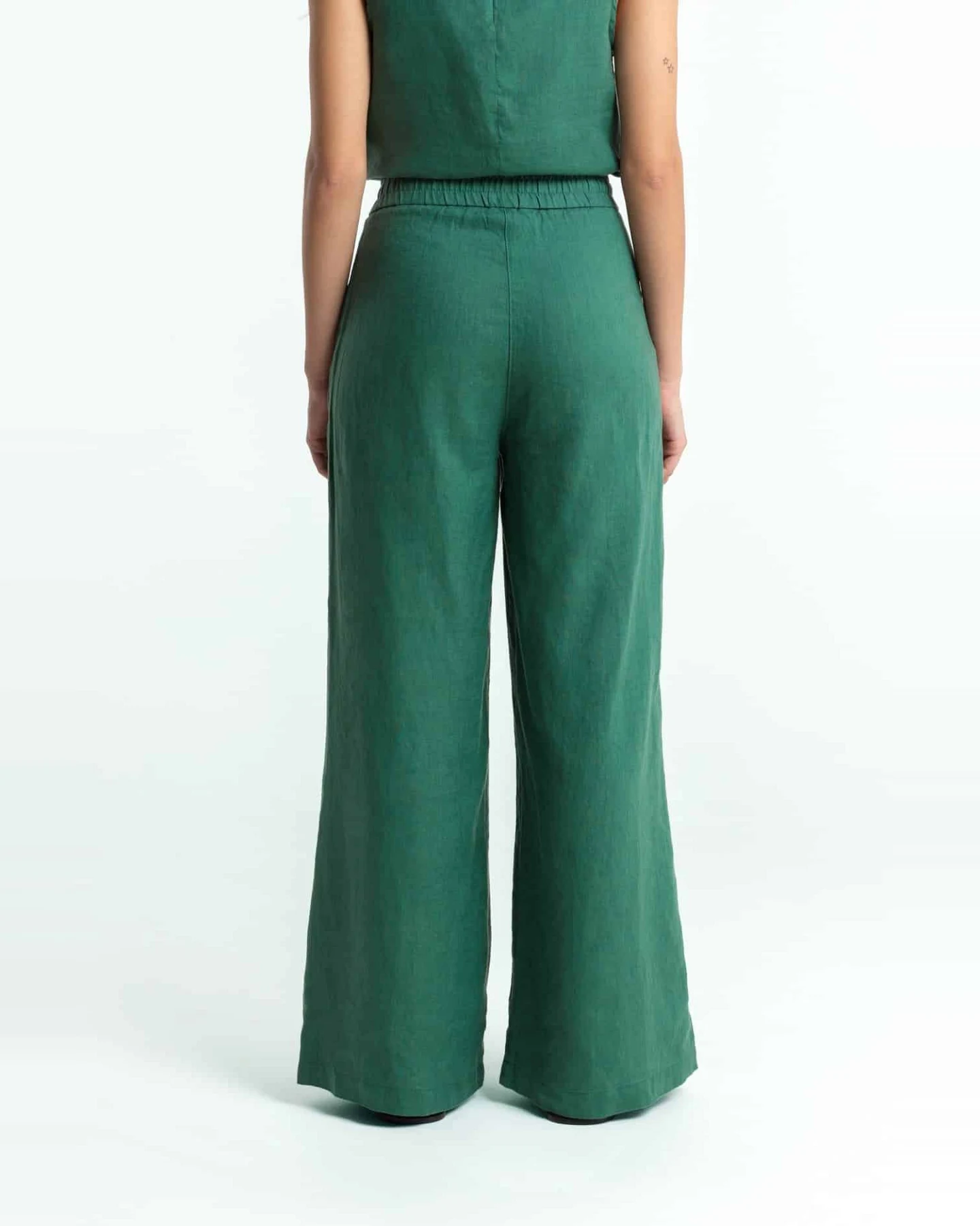 Kings of Indigo Damen vegan Hose Lilian Green – Ansicht 2