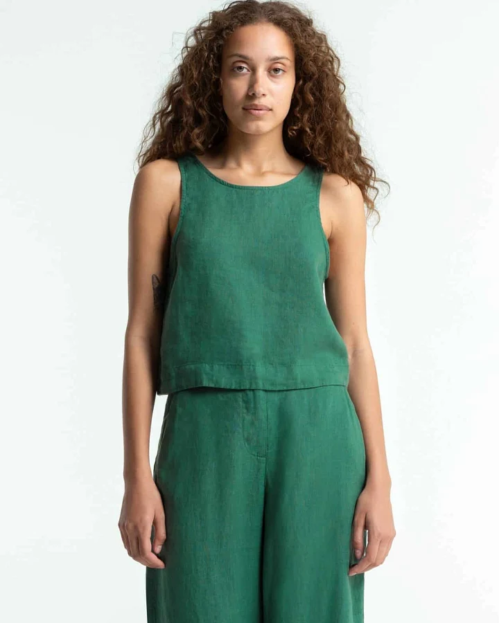 Kings of Indigo Damen vegan Top Belle Green