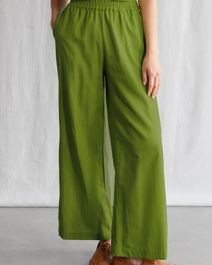 Jyoti - Fair Works Damen vegan Hosen Jayan Basil