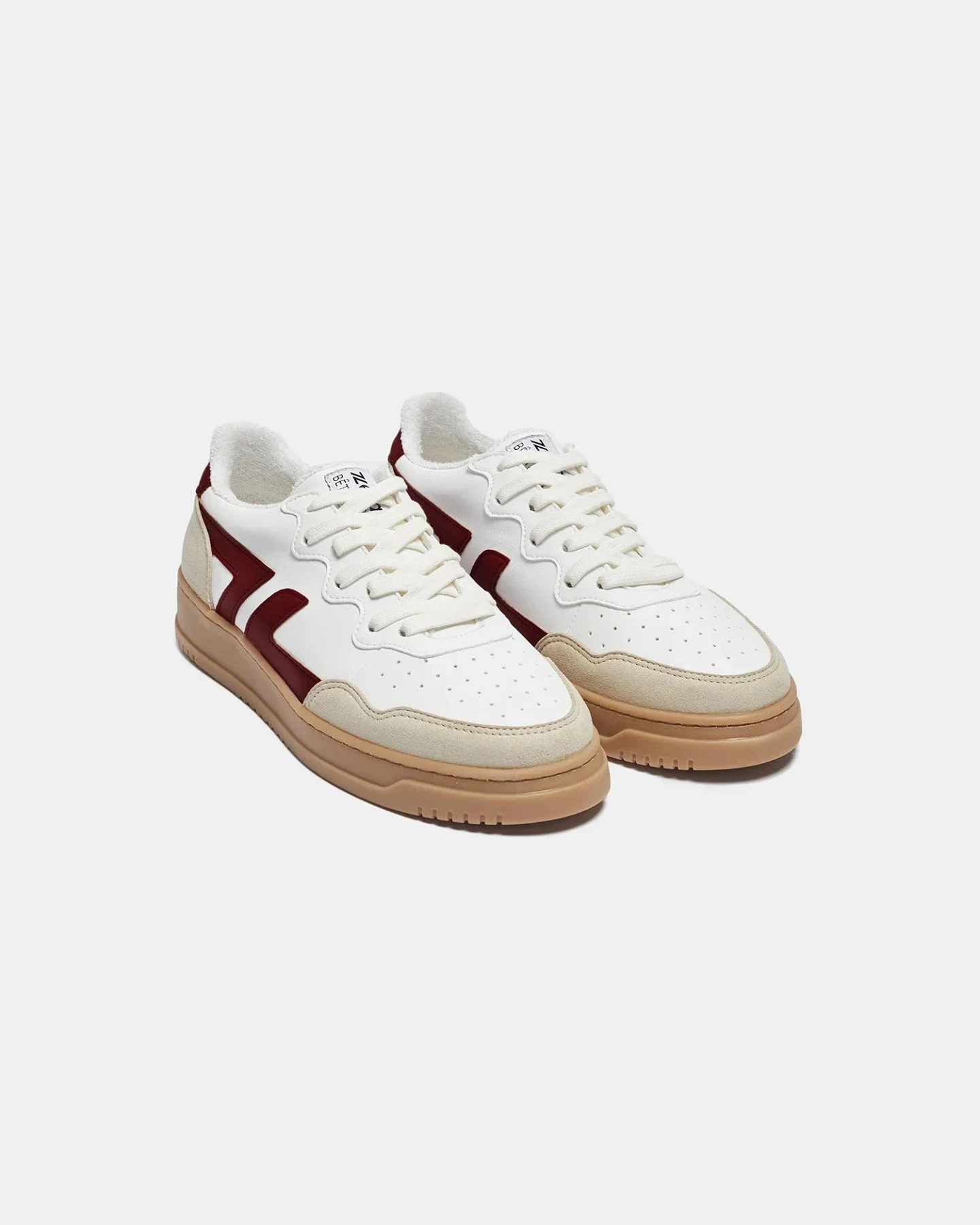 Zèta Herren vegan Sneaker Bêta B2 Bordeaux – Ansicht 2