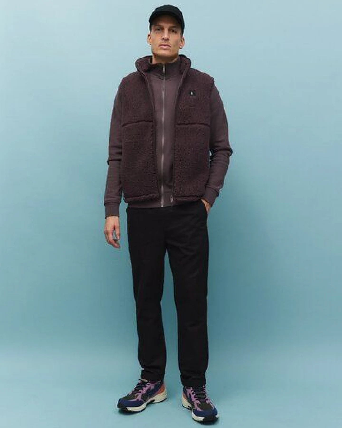 Herren Fleeceweste aus Polyester - TEASEL - recolution – Ansicht 3