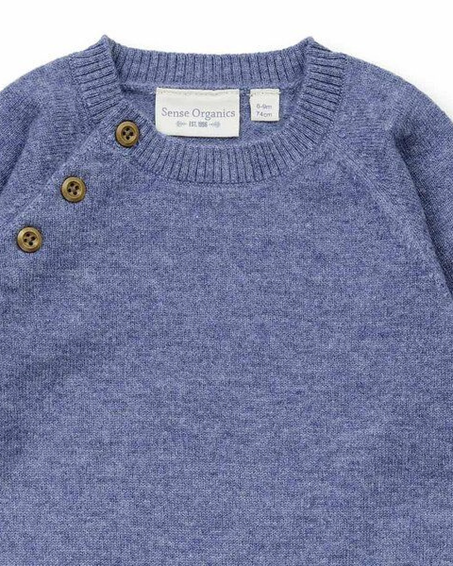 Sense Organics Baby Strampler aus Merinowolle, Modell ESKE – Ansicht 3
