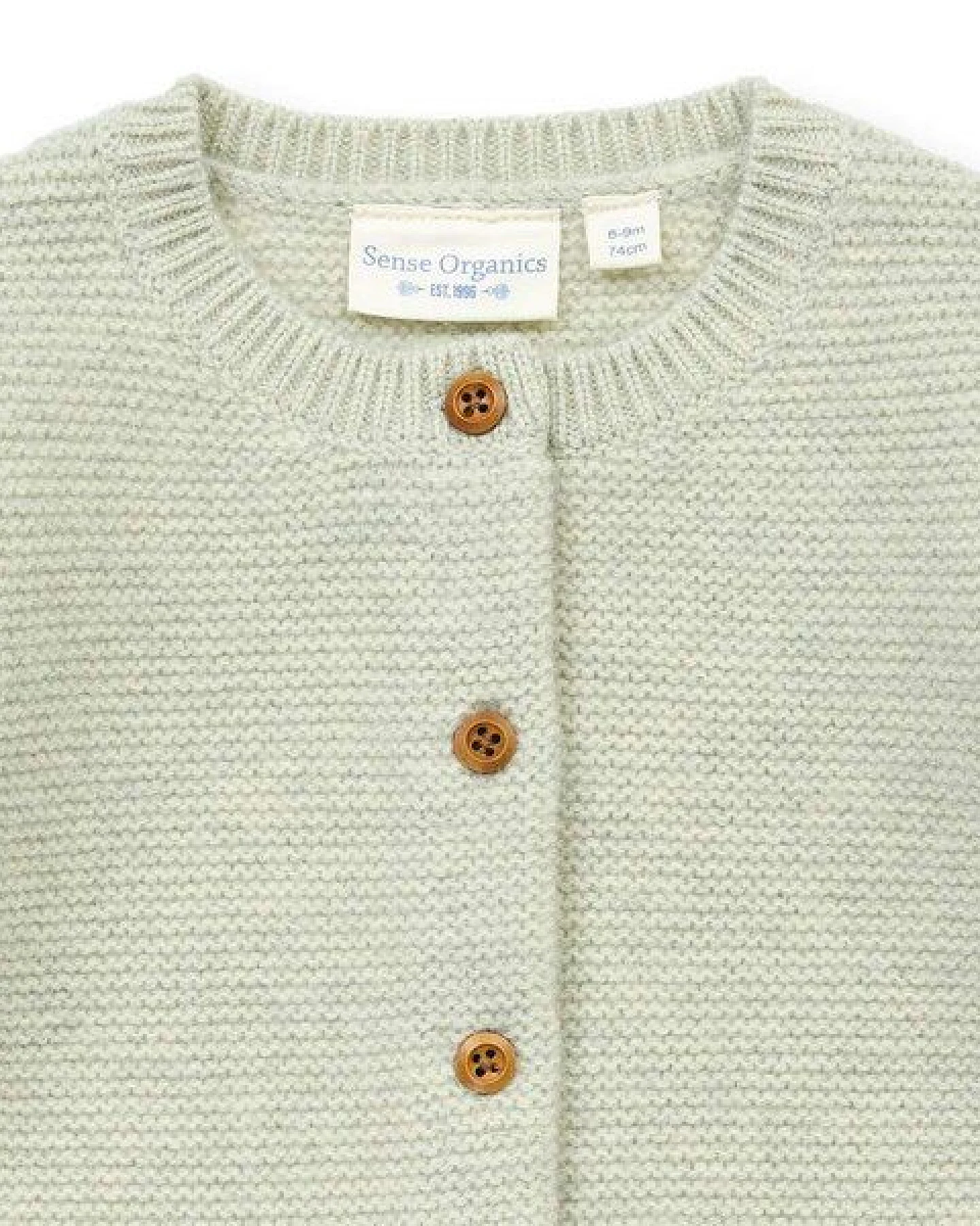Sense Organics Baby Strickjacke aus Merinowolle, Modell MARLOO – Ansicht 2