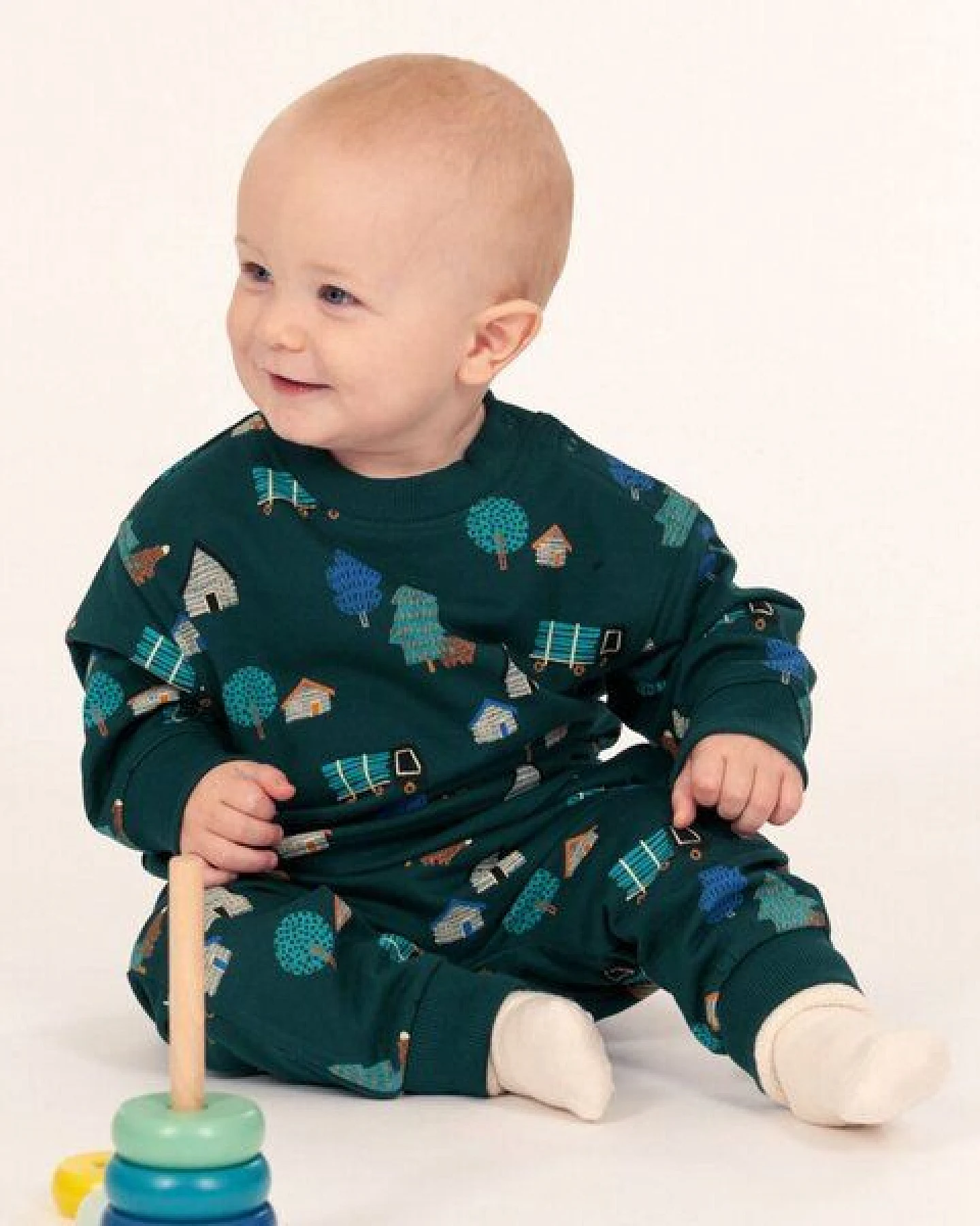 Sense Organics Baby Sweatshirt, Modell SIAM – Ansicht 2