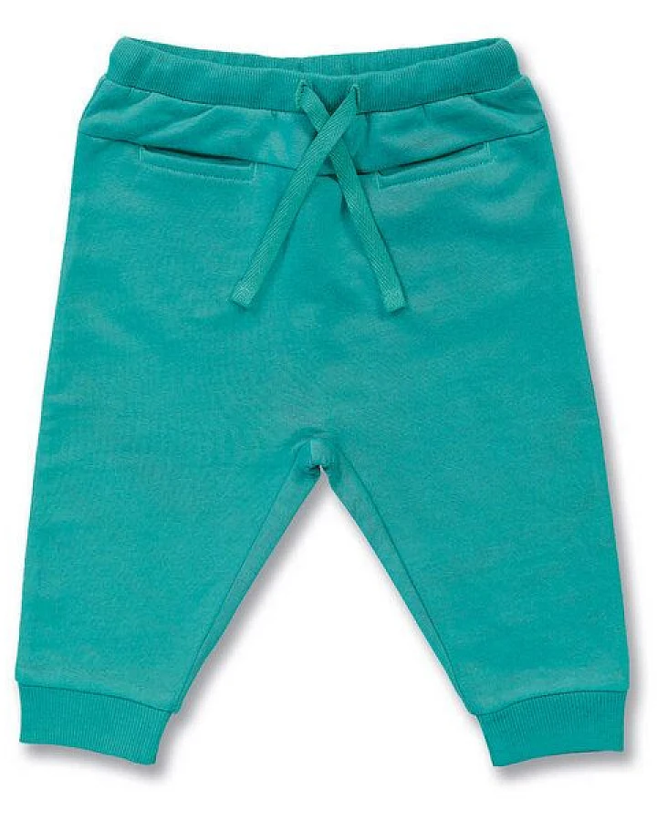 Sense Organics Babyhose in Petrolgrün, Modell CANDY