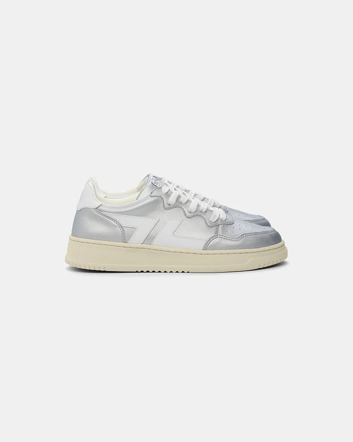 Zèta Herren vegan Sneaker Bêta B1 Silber