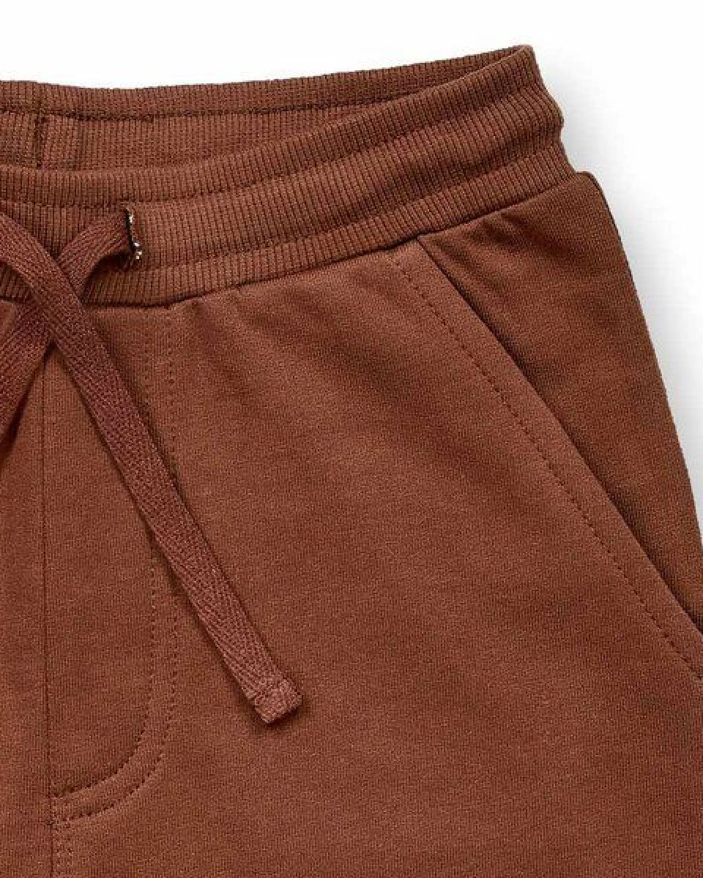 Sense Organics Kinderhose aus Sweat in Braun, Modell PERESS – Ansicht 3