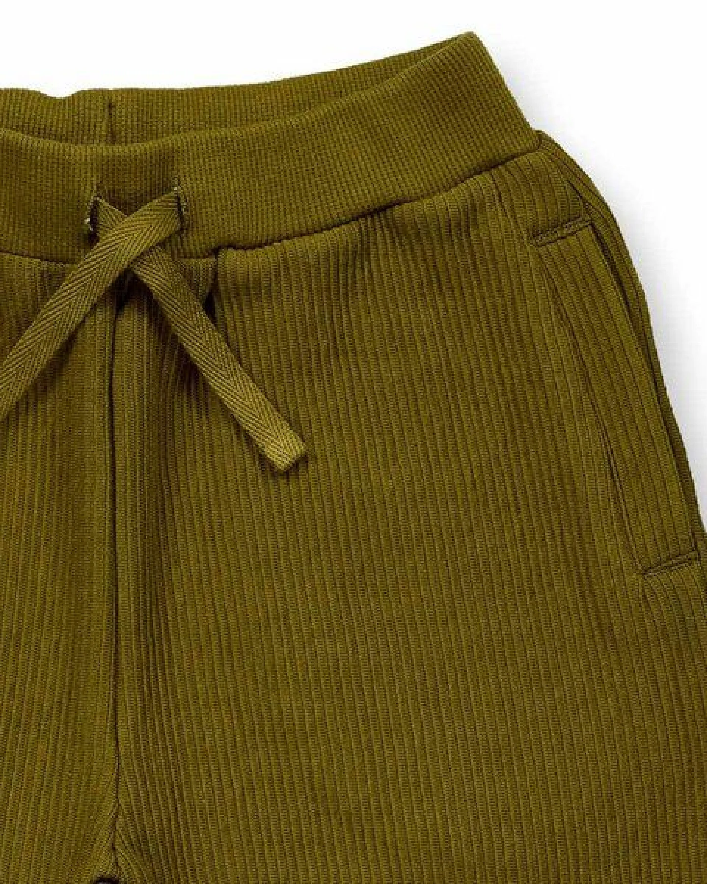 Sense Organics Kinderhose in dunklem Olivgrün, Modell KALLOS – Ansicht 3