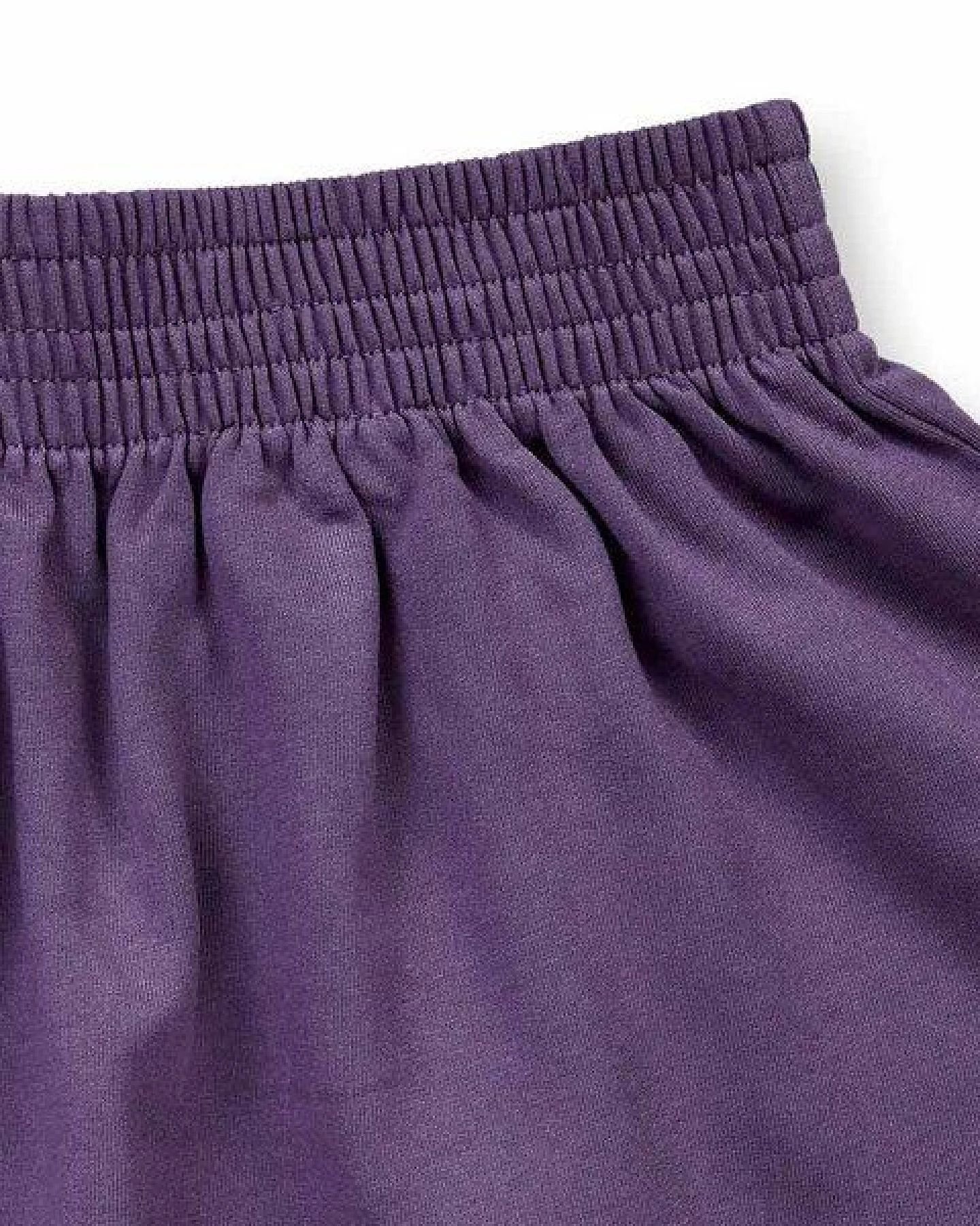 Sense Organics Mädchenrock mit Blumen-Stickerei auf Pflaume, Modell MALIA – Ansicht 3
