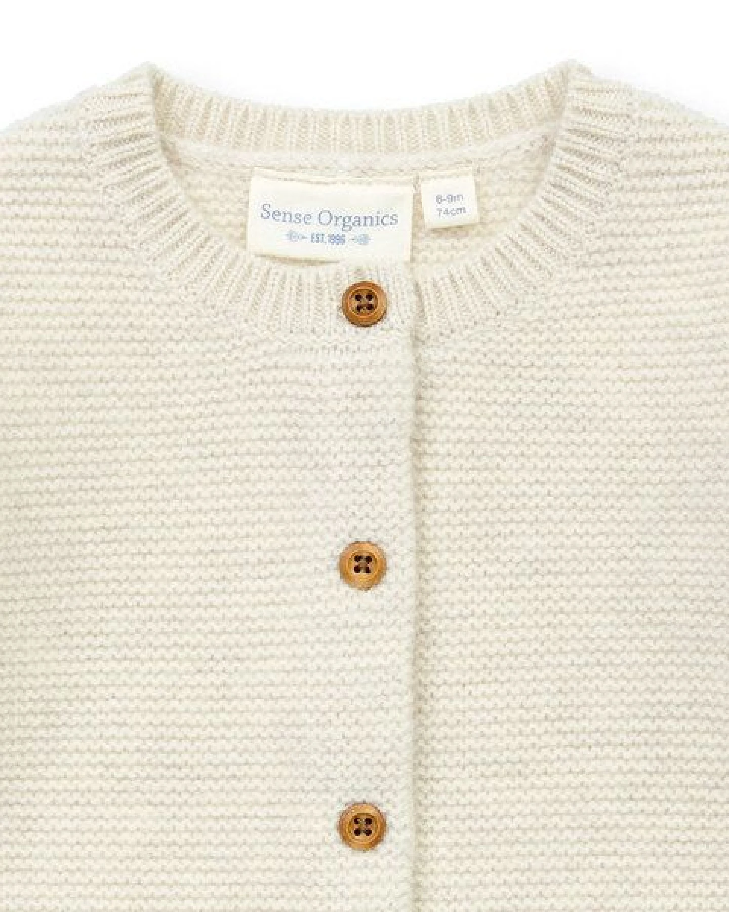 Sense Organics Baby Strickjacke aus Merinowolle, Modell MARLOO – Ansicht 3