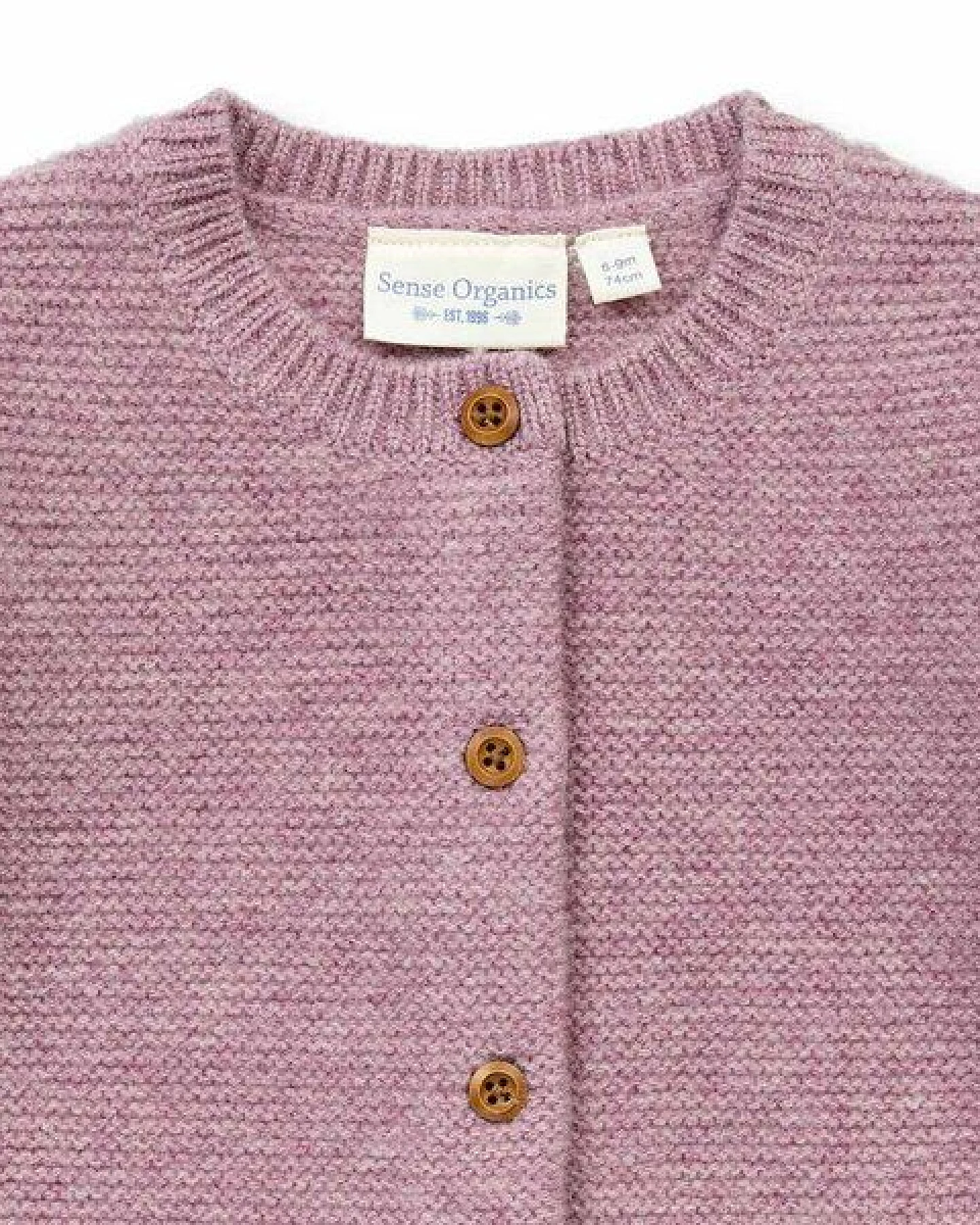 Sense Organics Baby Strickjacke aus Merinowolle, Modell MARLOO – Ansicht 2
