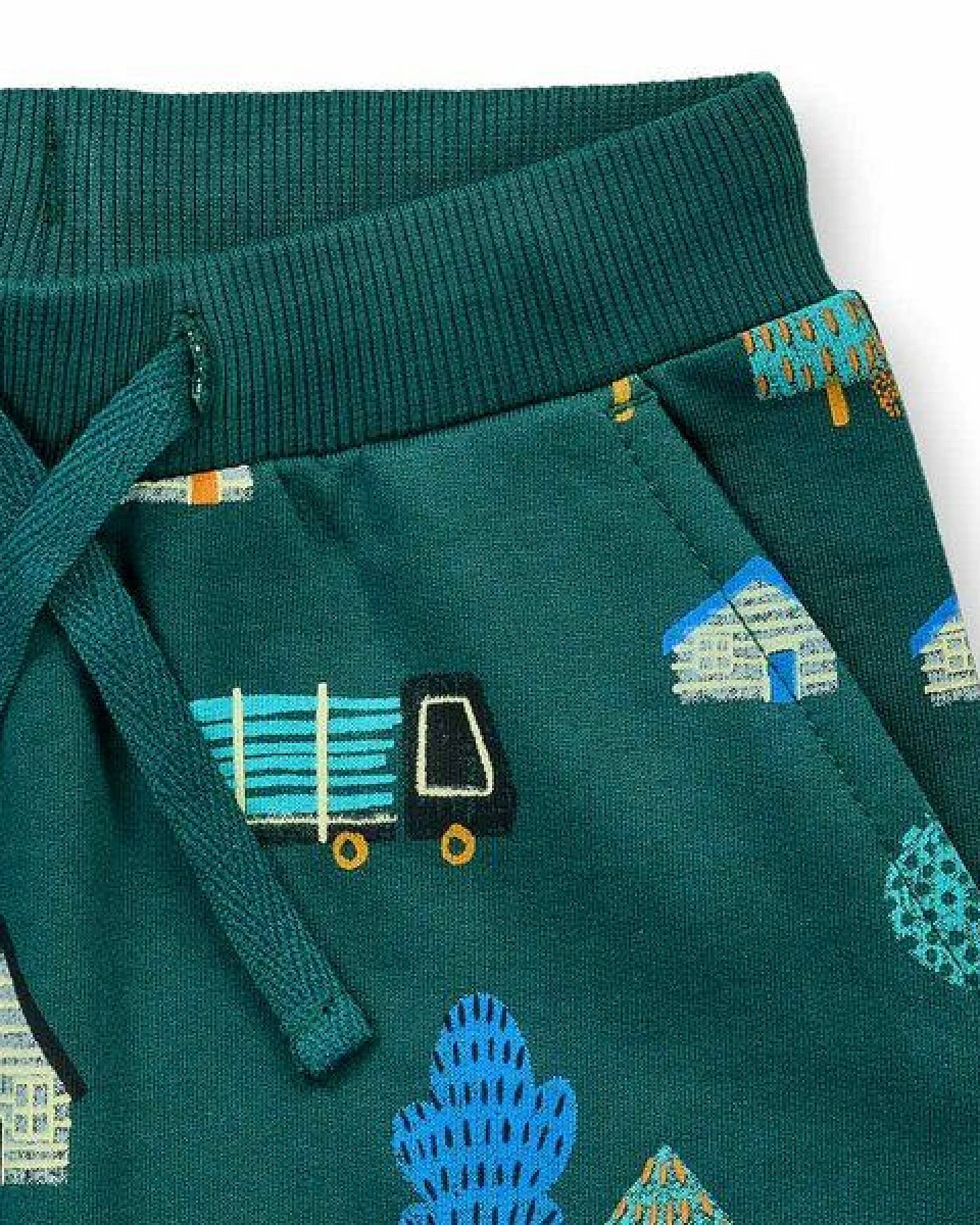 Sense Organics Babyhose mit Waldleben-Druck, Modell PRABU – Ansicht 3