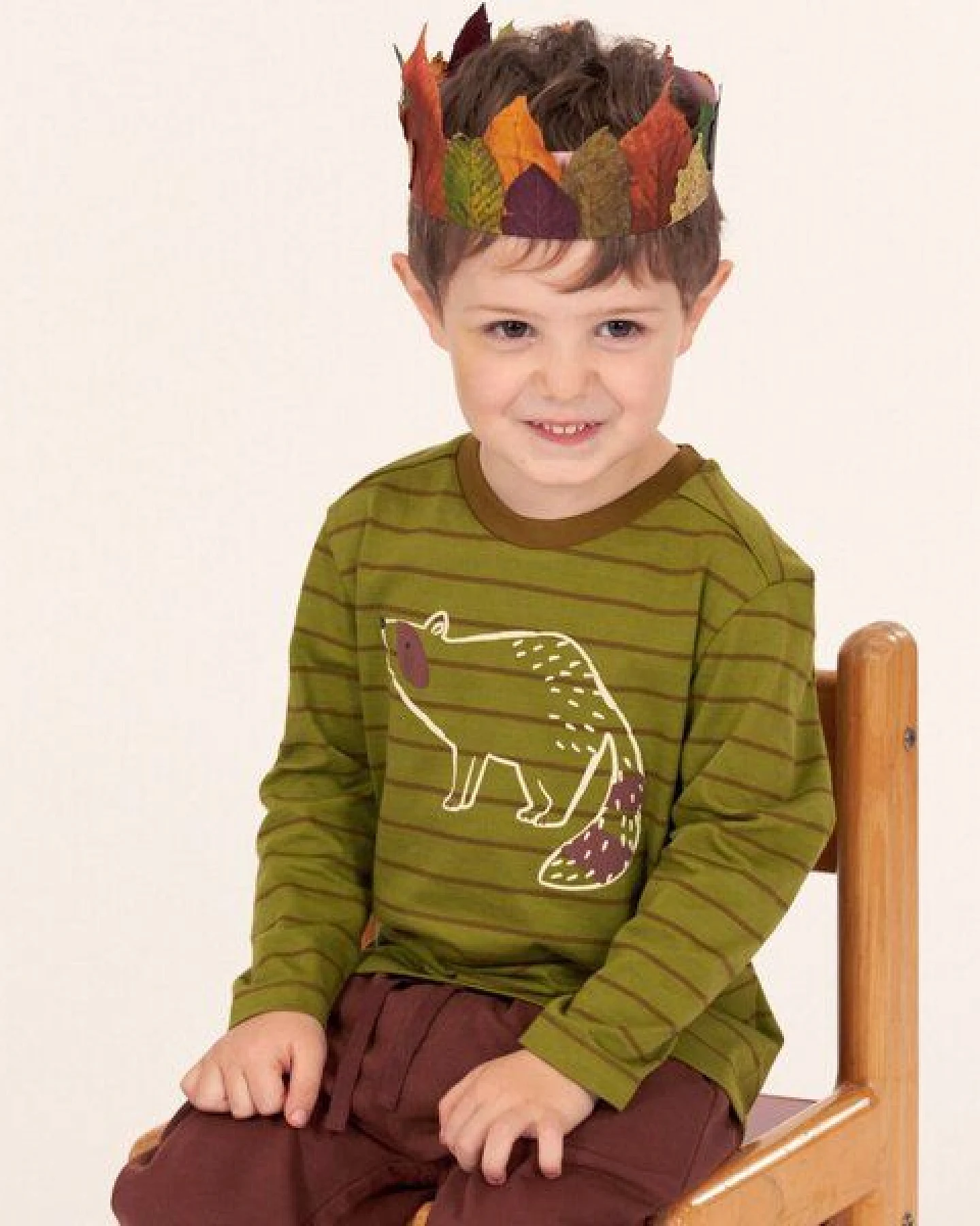 Sense Organics Kinder Langarmshirt, Modell LUKE – Ansicht 2