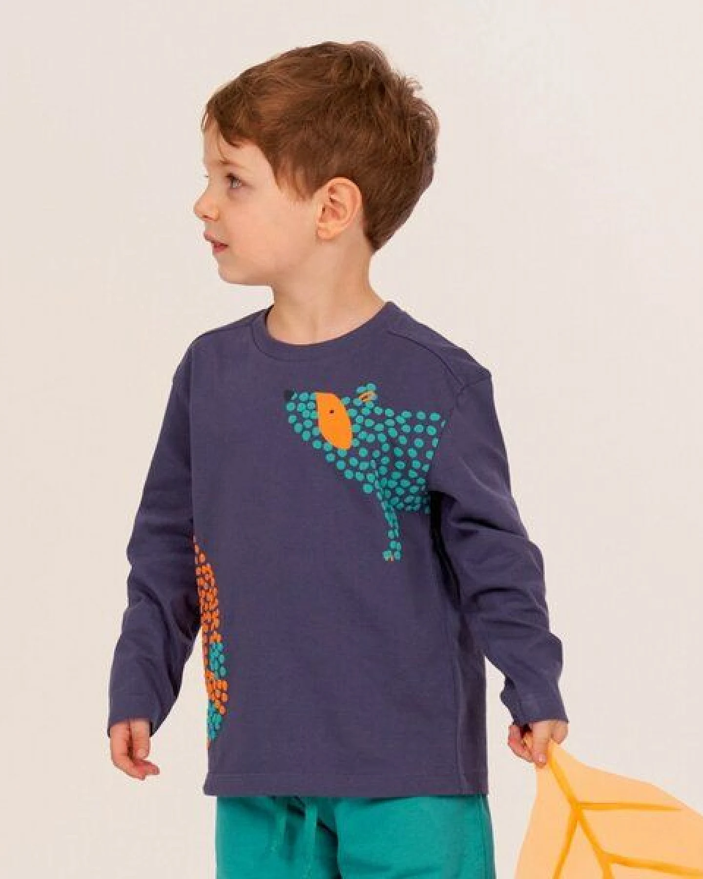 Sense Organics Kinder Langarmshirt, Modell LUKE – Ansicht 2