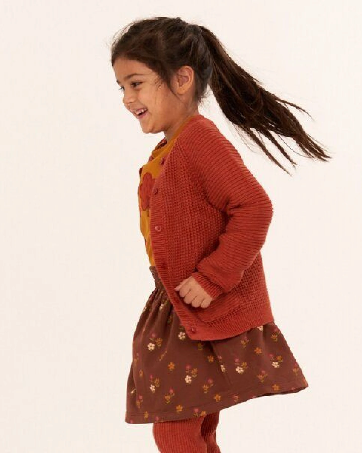 Sense Organics Kinder Strickjacke, Modell TULIA – Ansicht 2