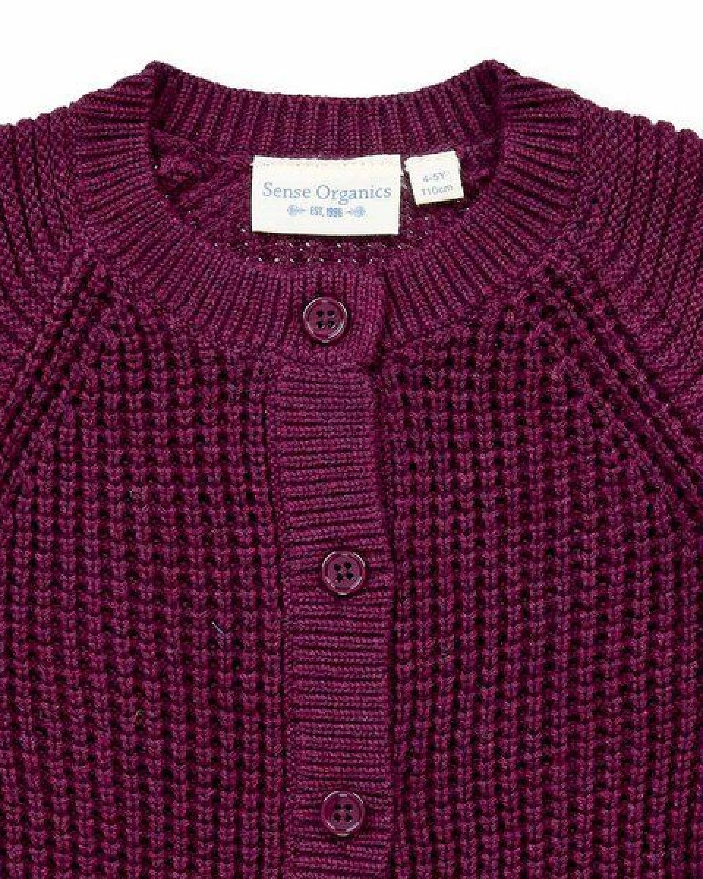 Sense Organics Kinder Strickjacke, Modell TULIA – Ansicht 2