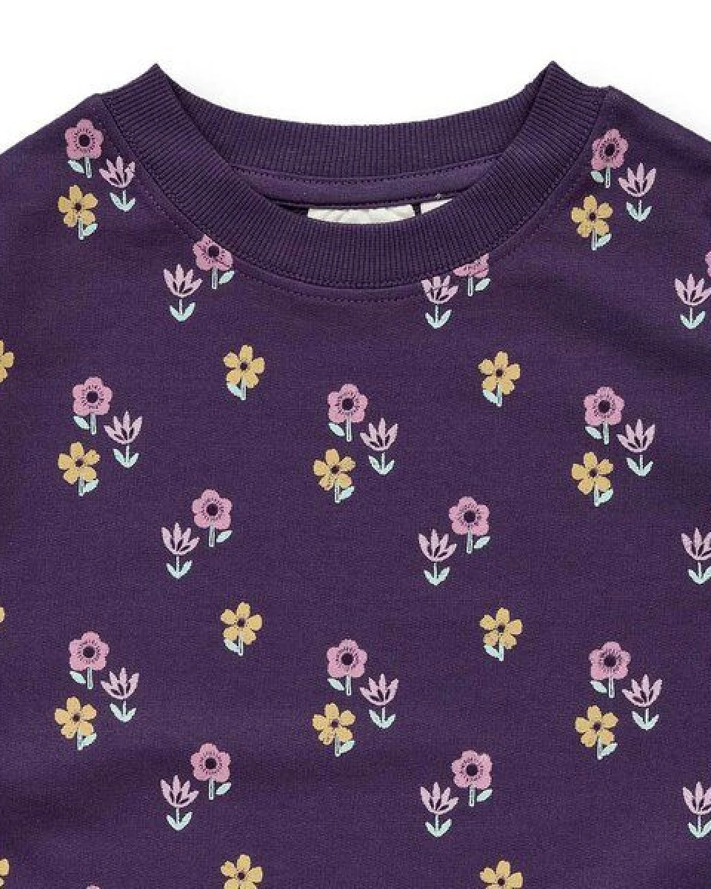 Sense Organics Mädchen Sweatshirt mit Blumen-Motiv, Modell CALISSA – Ansicht 2