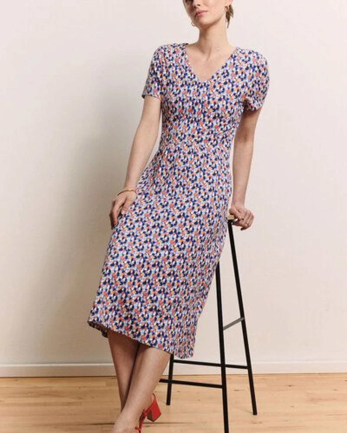 TRANQUILLO Feminines Jerseykleid Doroo aus Bio-Baumwolle (1040002) – Ansicht 4