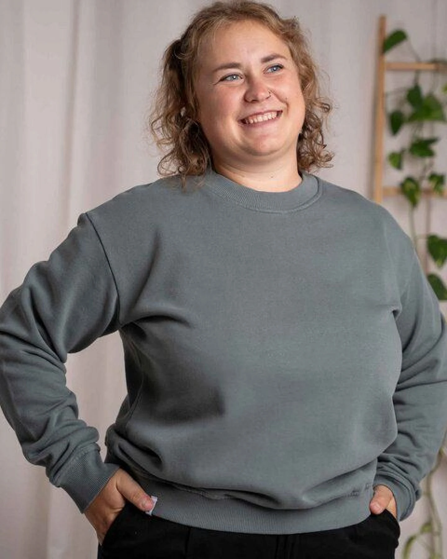 Vresh Clothing Vrancesca - Sweater aus Biobaumwolle – Ansicht 4