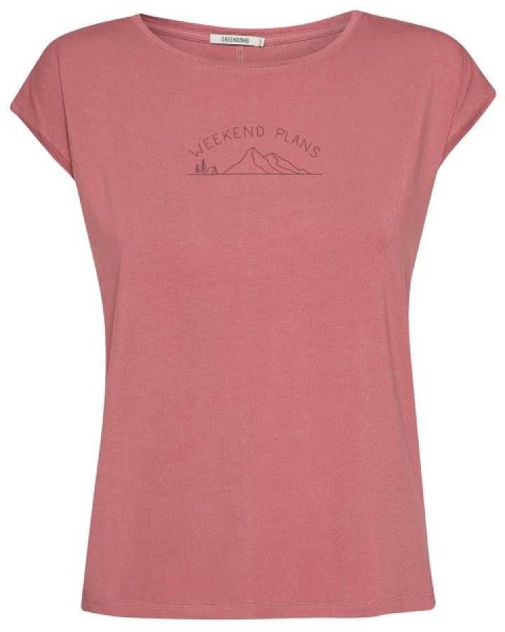 GreenBomb - Women's Weekend Plans Timid - T-Shirt Gr L rosa