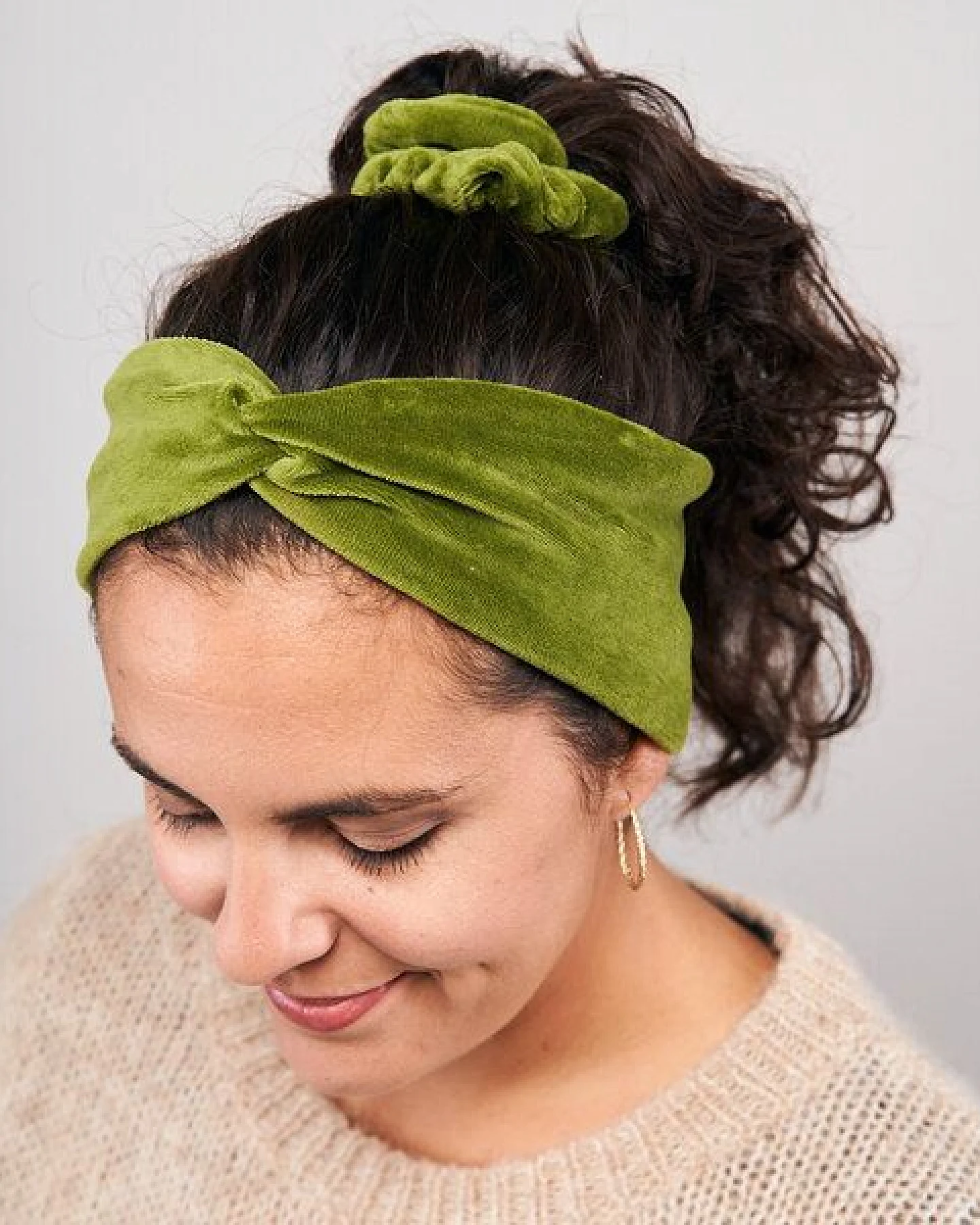 obumi SCRUNCHIE SAMT - BIO BAUMWOLLE – Ansicht 3