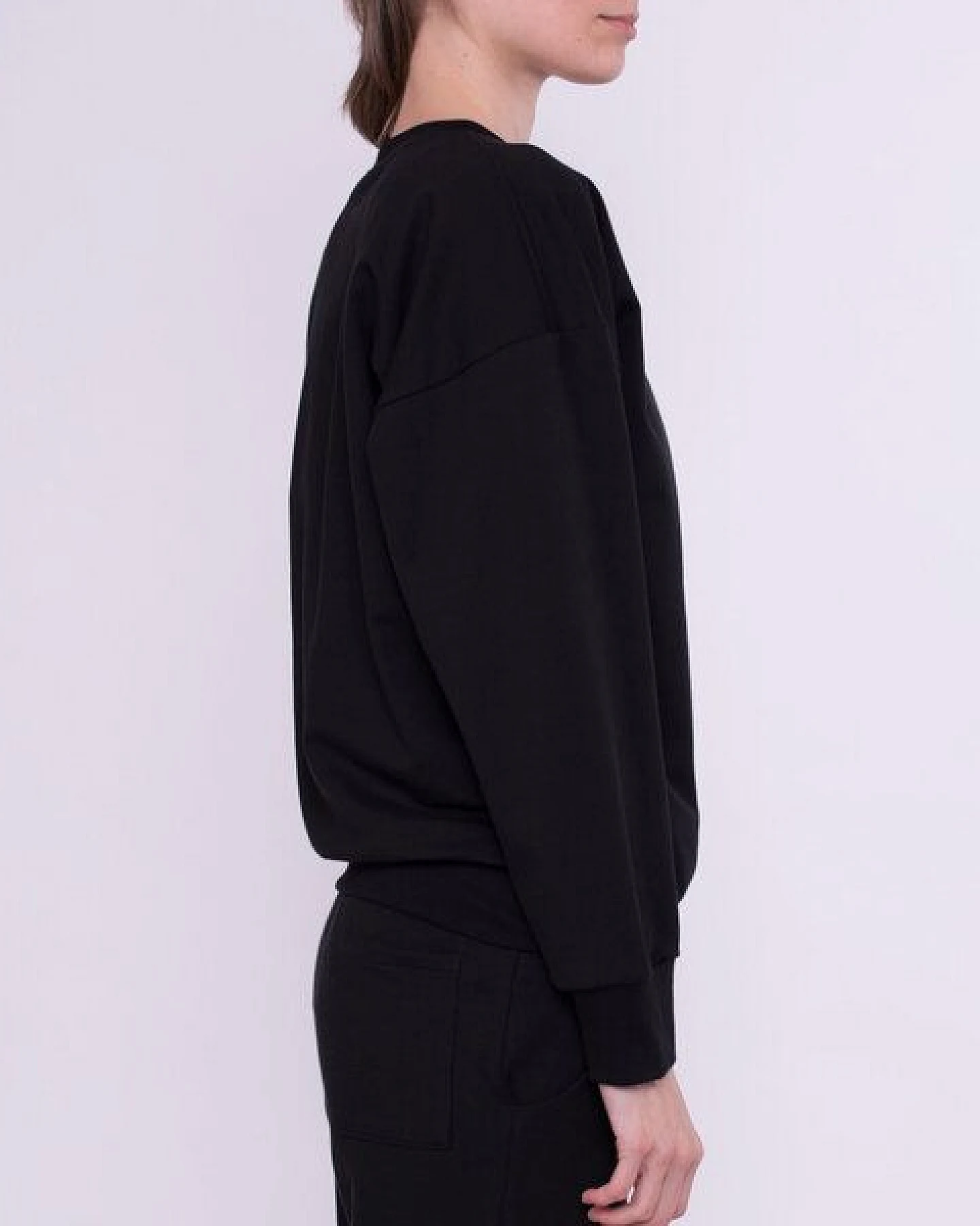 KOLO Berlin Sweater Lin aus Bio-Baumwolle - schwarz / rost - unisex – Ansicht 4