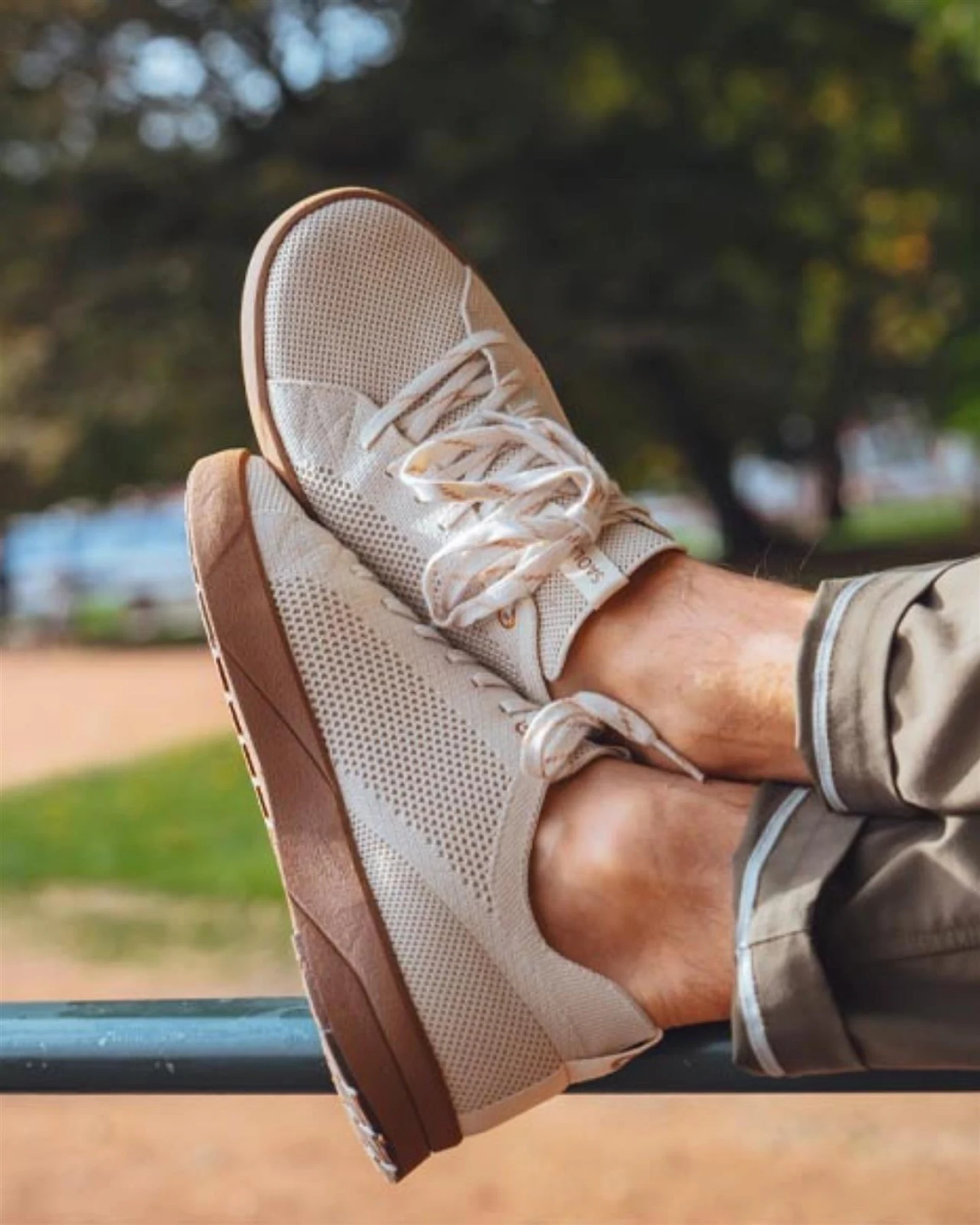 SAOLA Herren vegan Sneaker Cannon Knit 2.0 Dune – Ansicht 2