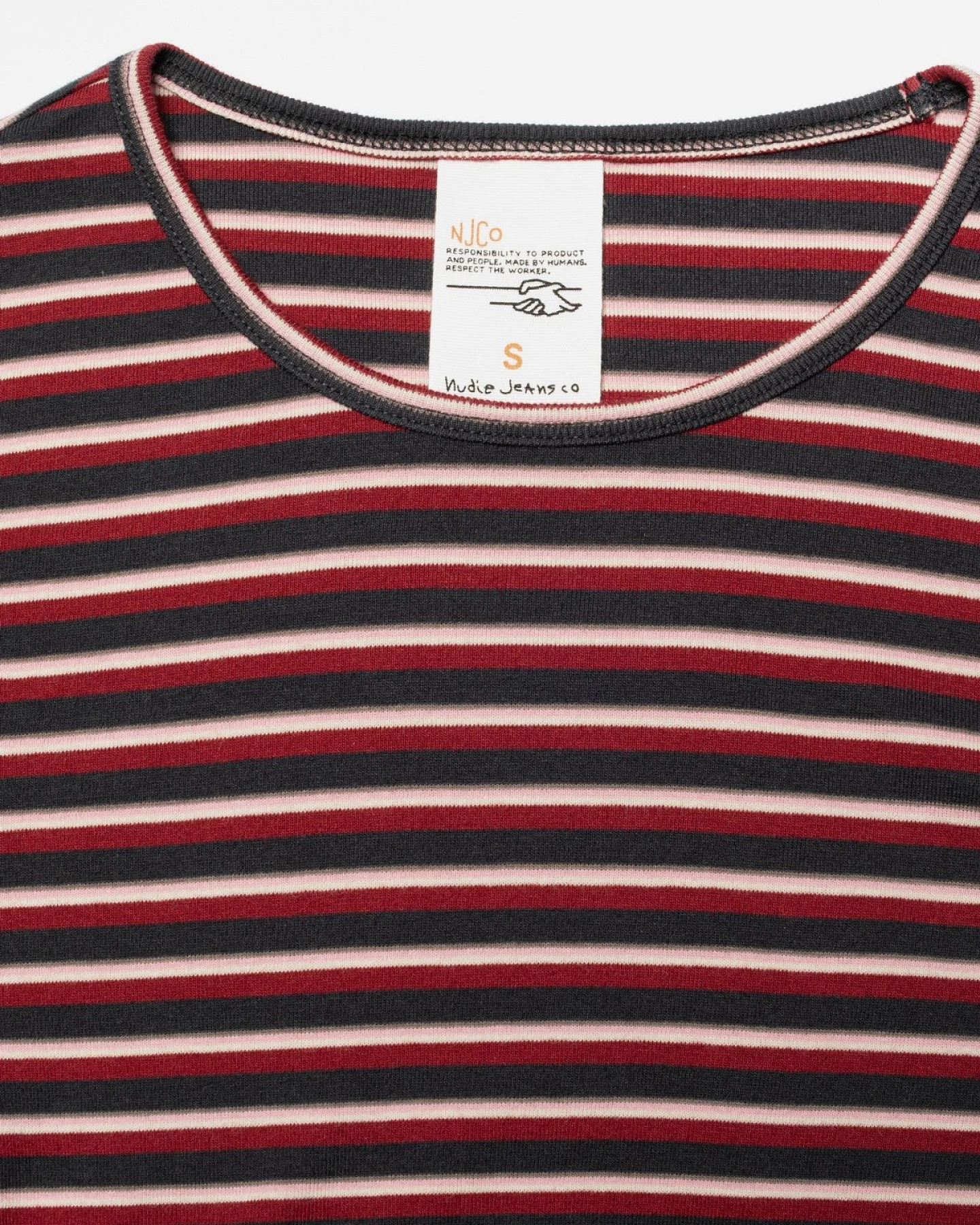 Longsleeve Jessy Striped Rot – Ansicht 4